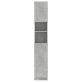 Bathroom Cabinet Concrete Grey 32x25.5x190 cm Engineered Wood