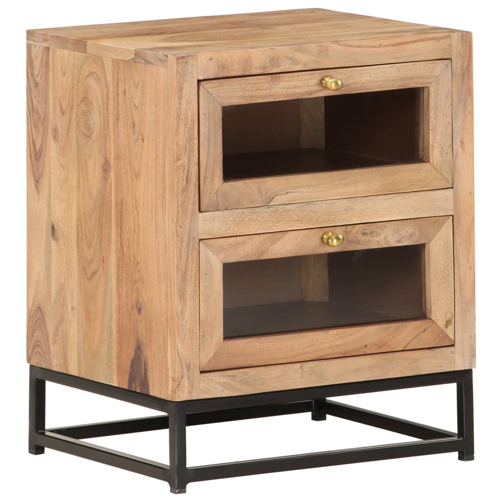 Bedside Cabinet 40x30x50 cm Solid Acacia Wood