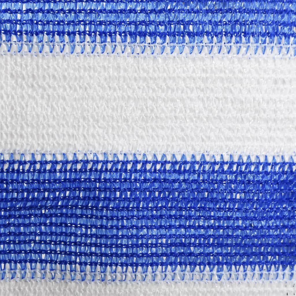Balcony Screen Blue and White 75x500 cm HDPE
