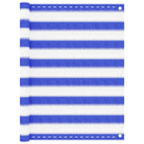 Balcony Screen Blue and White 90x400 cm HDPE