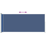 Patio Retractable Side Awning 180x500 cm Blue