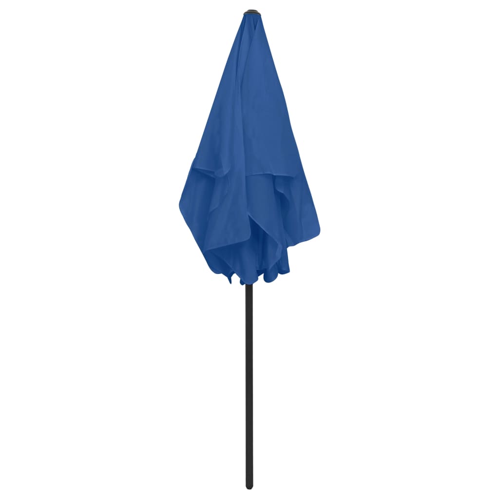 Beach Parasol Azure Blue 180x120 cm