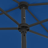 Beach Parasol Azure Blue 180x120 cm