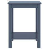 Bedside Cabinet Light Grey 35x30x47 cm Solid Pinewood