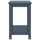 Bedside Cabinet Light Grey 35x30x47 cm Solid Pinewood