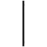 2 Piece Bathroom Furniture Set Black Engineered Wood