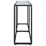 Console Table White Marble 160x35x75.5cm Tempered Glass