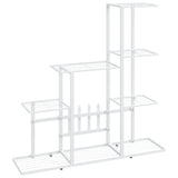 Flower Stand 94.5x25x88 cm White Metal