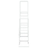 Flower Stand 94.5x25x88 cm White Metal