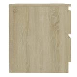 Bed Cabinet Sonoma Oak 50x39x43.5 cm Engineered Wood