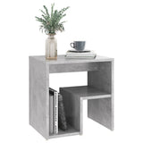 Bed Cabinet Concrete Grey 40x30x40 cm Engineered Wood