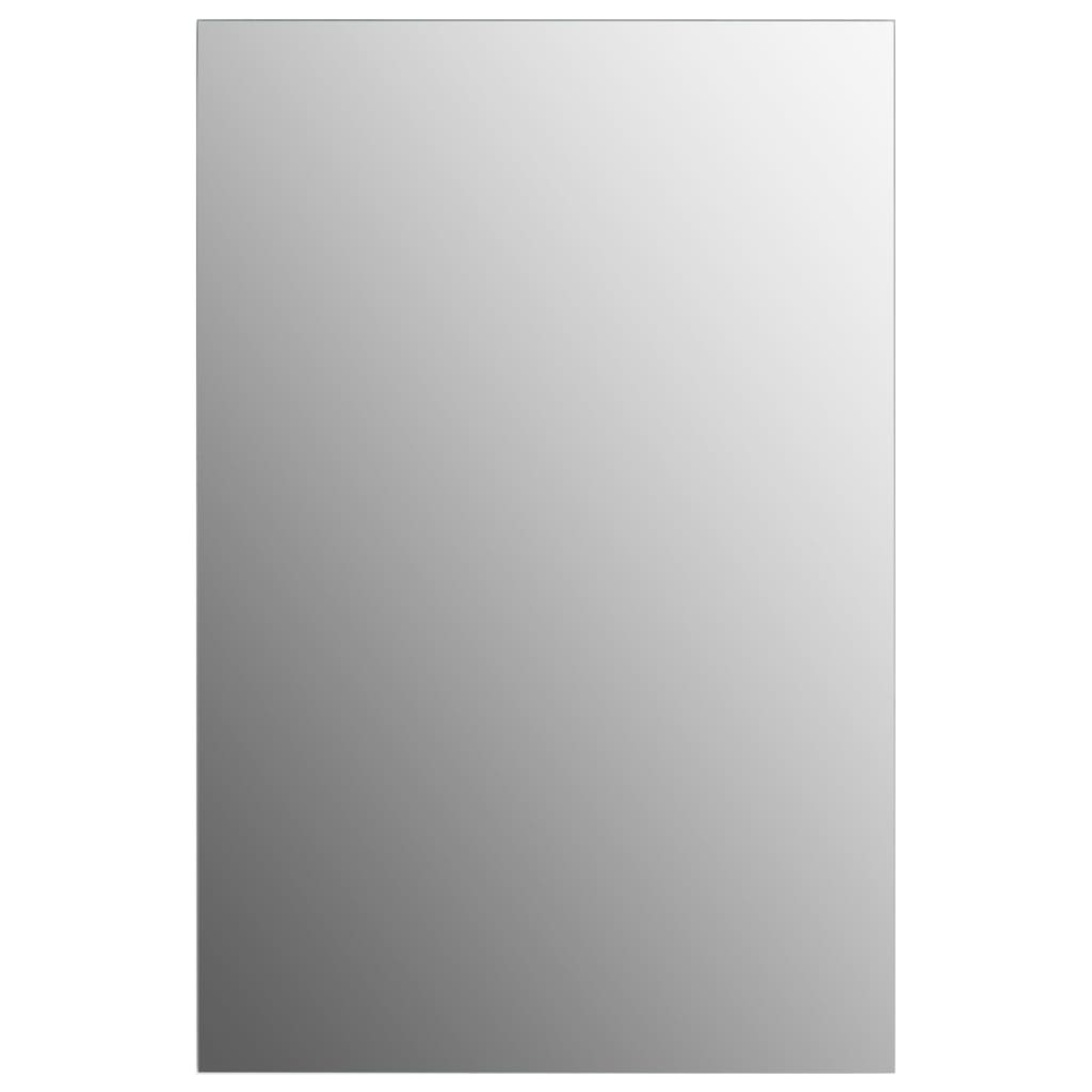 Wall Mirror with LED Lights Rectangular Glass