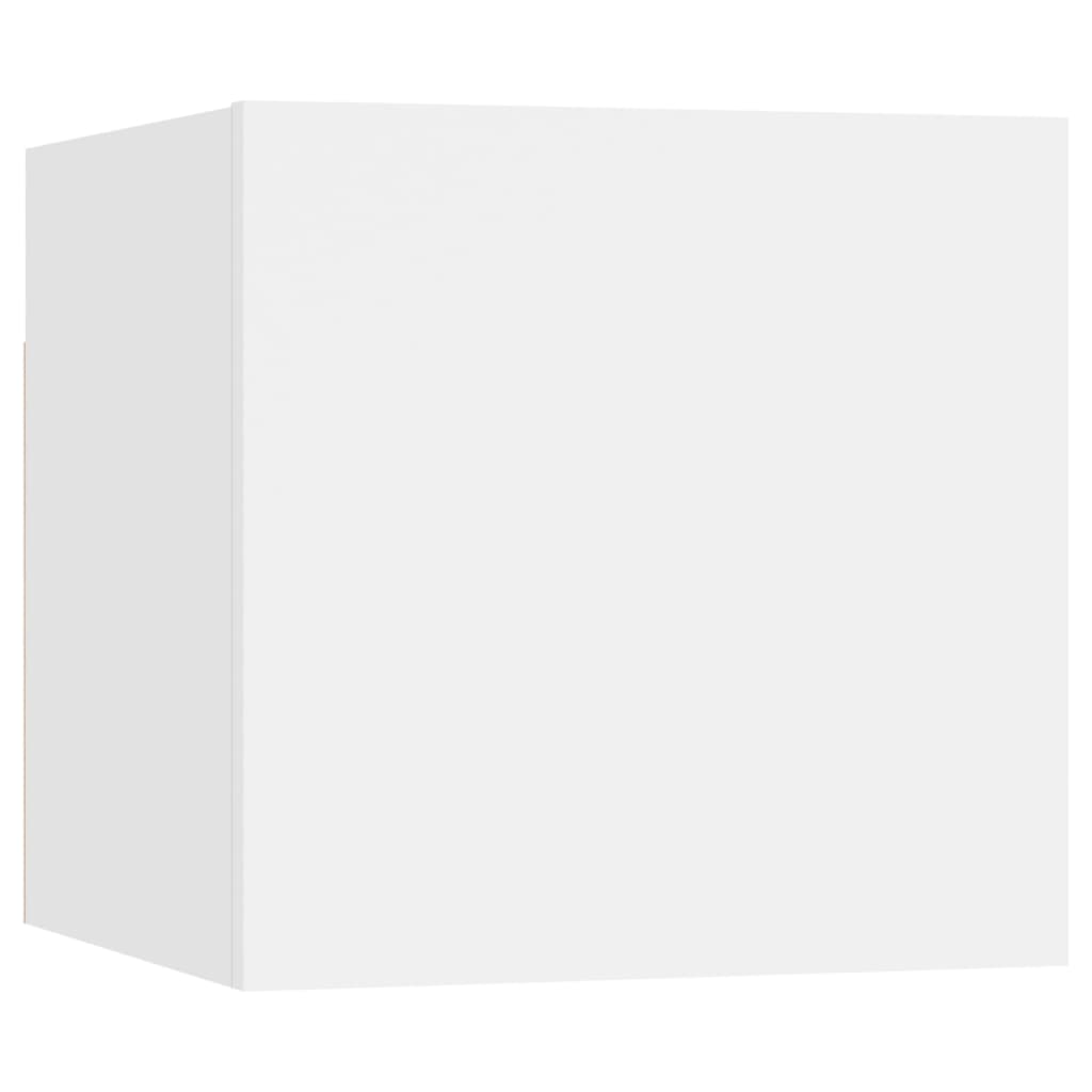 Bedside Cabinet White 30.5x30x30 cm Engineered Wood