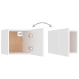 Bedside Cabinet White 30.5x30x30 cm Engineered Wood