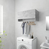 Wardrobe Concrete Grey 70x32.5x35 cm Engineered Wood
