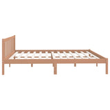 810105 vidaXL Bed Frame without Mattress Honey Brown Solid Wood 200x200 cm