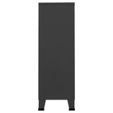 Industrial Wardrobe Anthracite 67x35x107 cm Steel