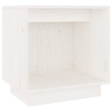 Bedside Cabinets 2 pcs White 40x30x40 cm Solid Wood Pine
