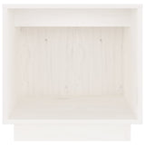 Bedside Cabinets 2 pcs White 40x30x40 cm Solid Wood Pine