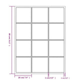 LaKaza Wall Mirror Black 80x60 cm Metal