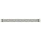 Garden Raised Bed Powder-coated Steel 507x100x36 cm Silver