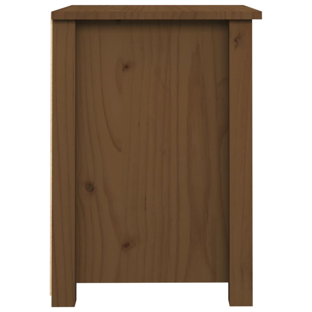 Bedside Cabinets 2 pcs Honey Brown 40x35x49 cm Solid Wood Pine