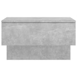 Wall-mounted Bedside Cabinets 2 pcs Concrete Grey