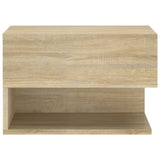 Wall-mounted Bedside Cabinet Sonoma Oak