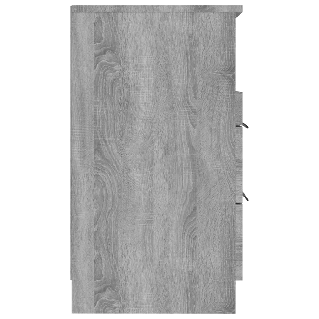 Bedside Cabinet Grey Sonoma Engineered Wood