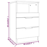 Bedside Cabinet Grey Sonoma Engineered Wood