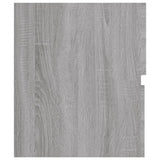 2 Piece Bathroom Furniture Set Grey Sonoma Engineered Wood