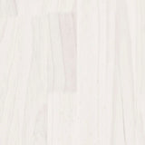 3104074 vidaXL Bed Frame without Mattress White Solid Wood 160x200 cm (810028+818681)