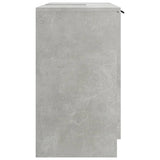 Bathroom Cabinet Concrete Grey 64.5x33.5x59 cm Engineered Wood