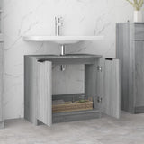 Bathroom Cabinet Grey Sonoma 64.5x33.5x59 cm Engineered Wood