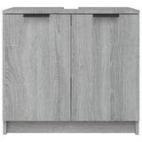 Bathroom Cabinet Grey Sonoma 64.5x33.5x59 cm Engineered Wood