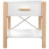 Bedside Tables 2pcs White 42x38x45 cm Engineered Wood