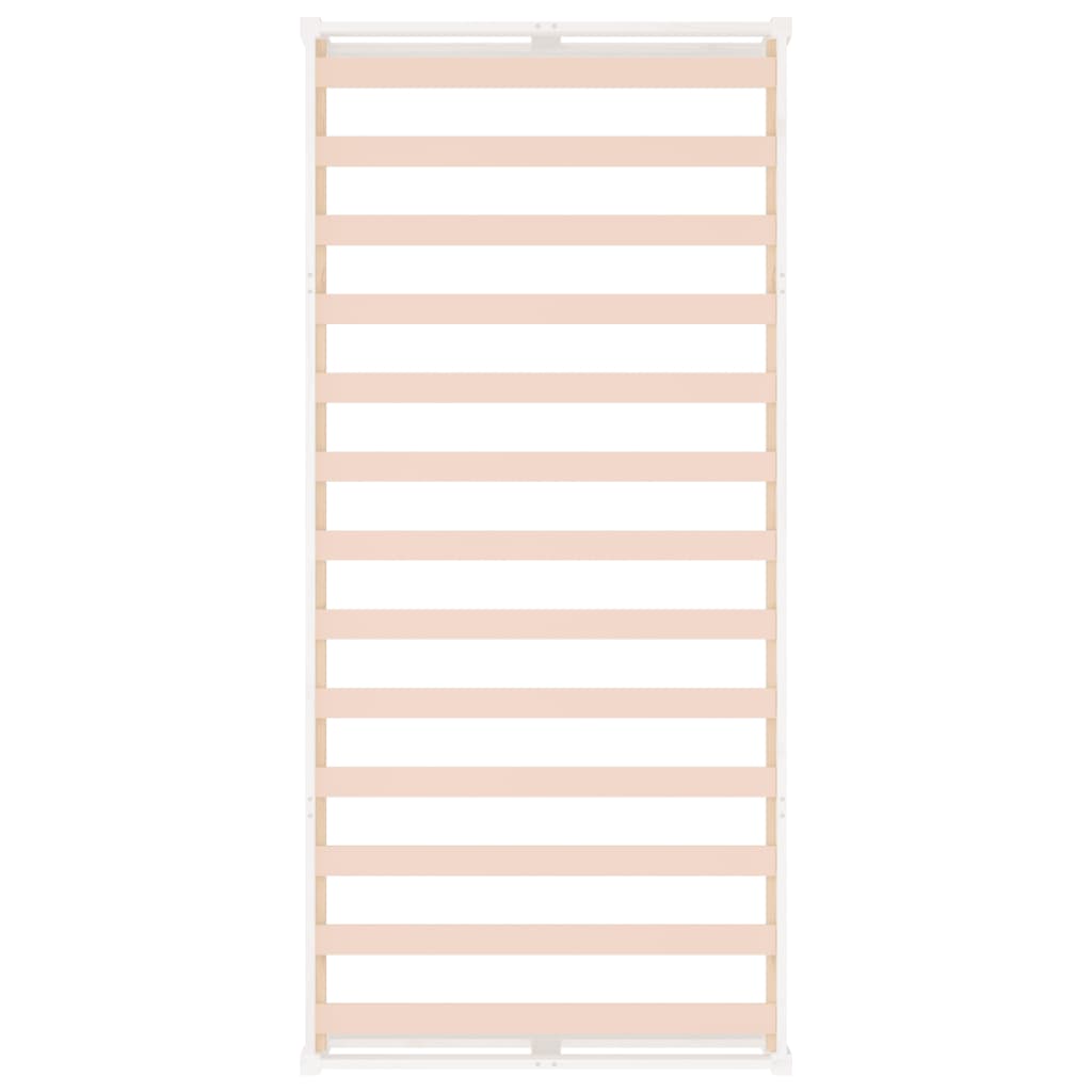 Bed Frame without Mattress White 90x200 cm Solid Wood