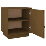 Bedside Cabinet Honey Brown 40x34x45 cm Solid Wood Pine