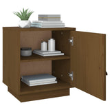 Bedside Cabinets 2 pcs Honey Brown 40x34x45 cm Solid Wood Pine