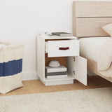 Bedside Cabinets 2 pcs White 40x34x55 cm Solid Wood Pine