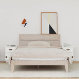 Bedside Cabinets 2 pcs White 40x34x55 cm Solid Wood Pine
