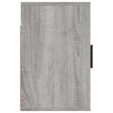 Wall-mounted Bedside Cabinets 2 pcs Grey Sonoma 50x30x47 cm