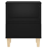Bedside Cabinets 2 pcs Black 40x35x50 cm