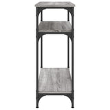Console Table Grey Sonoma 75x29x75 cm Engineered Wood
