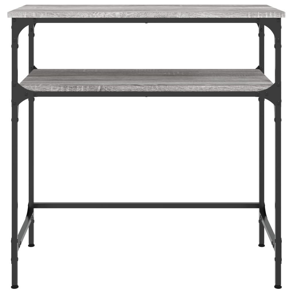 Console Table Grey Sonoma 75x35.5x75 cm Engineered Wood