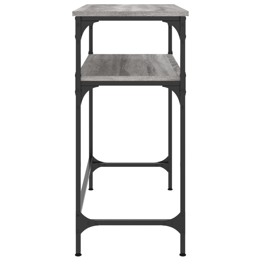 Console Table Grey Sonoma 75x35.5x75 cm Engineered Wood