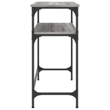 Console Table Grey Sonoma 75x35.5x75 cm Engineered Wood