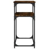 Console Table Smoked Oak 100x35.5x75 cm Engineered Wood