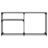 Console Table Grey Sonoma 145x22.5x75 cm Engineered Wood