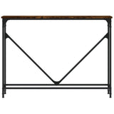 Console Table Smoked Oak 102x22.5x75 cm Engineered Wood